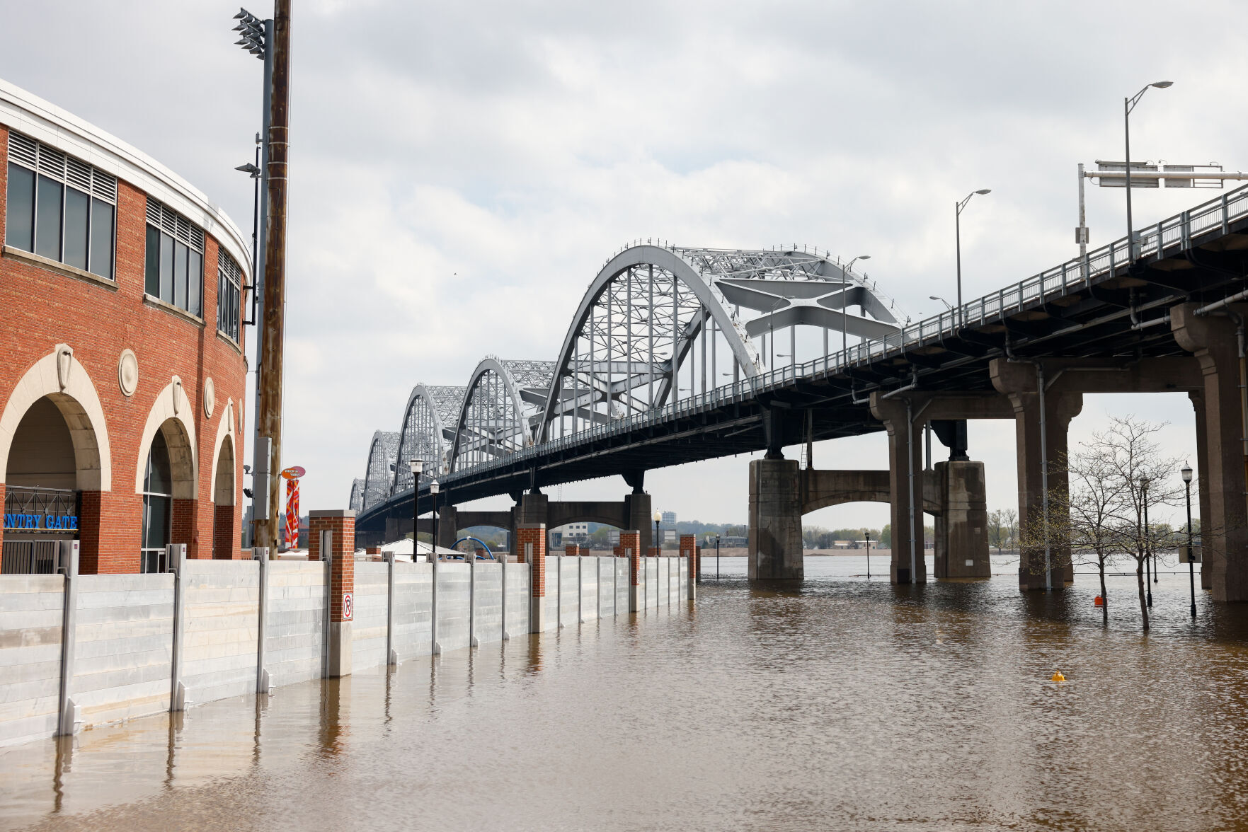 Disaster declaration issued for flooding on Mississippi River; more road closures, flood barriers up in QC