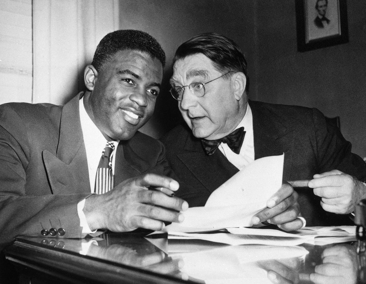 1950: Jackie Robinson, Branch Rickey