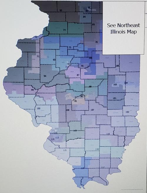Proposed Illinois House Districts