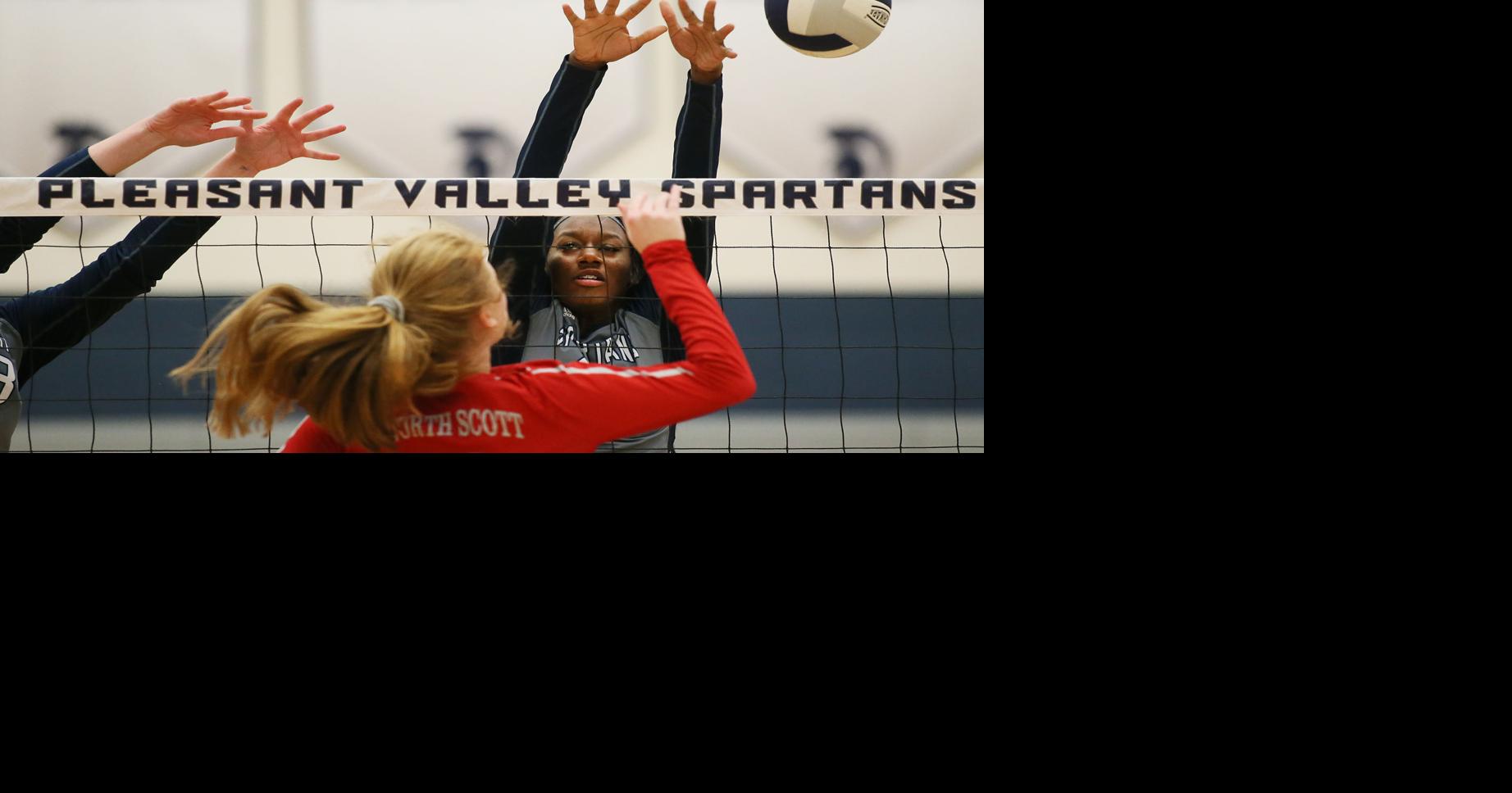 PHOTOS: Pleasant Valley vs. North Scott Volleyball