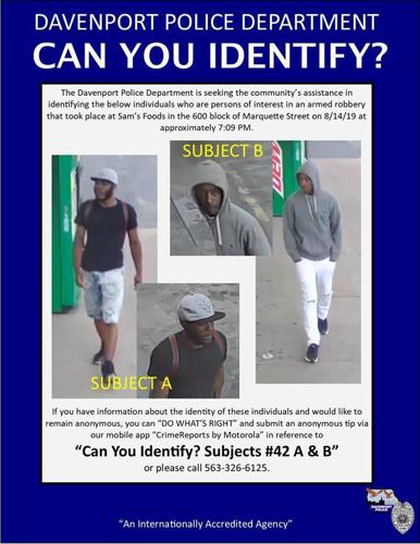 Police seek public's help in identifying convenience store robbers