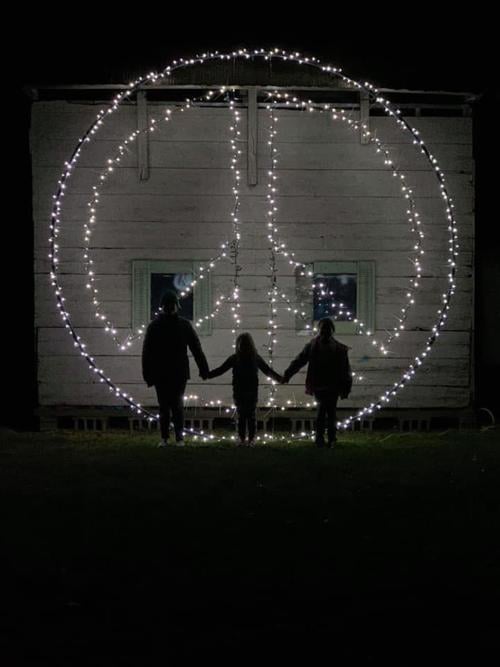 One of Mark Stach's peace symbols
