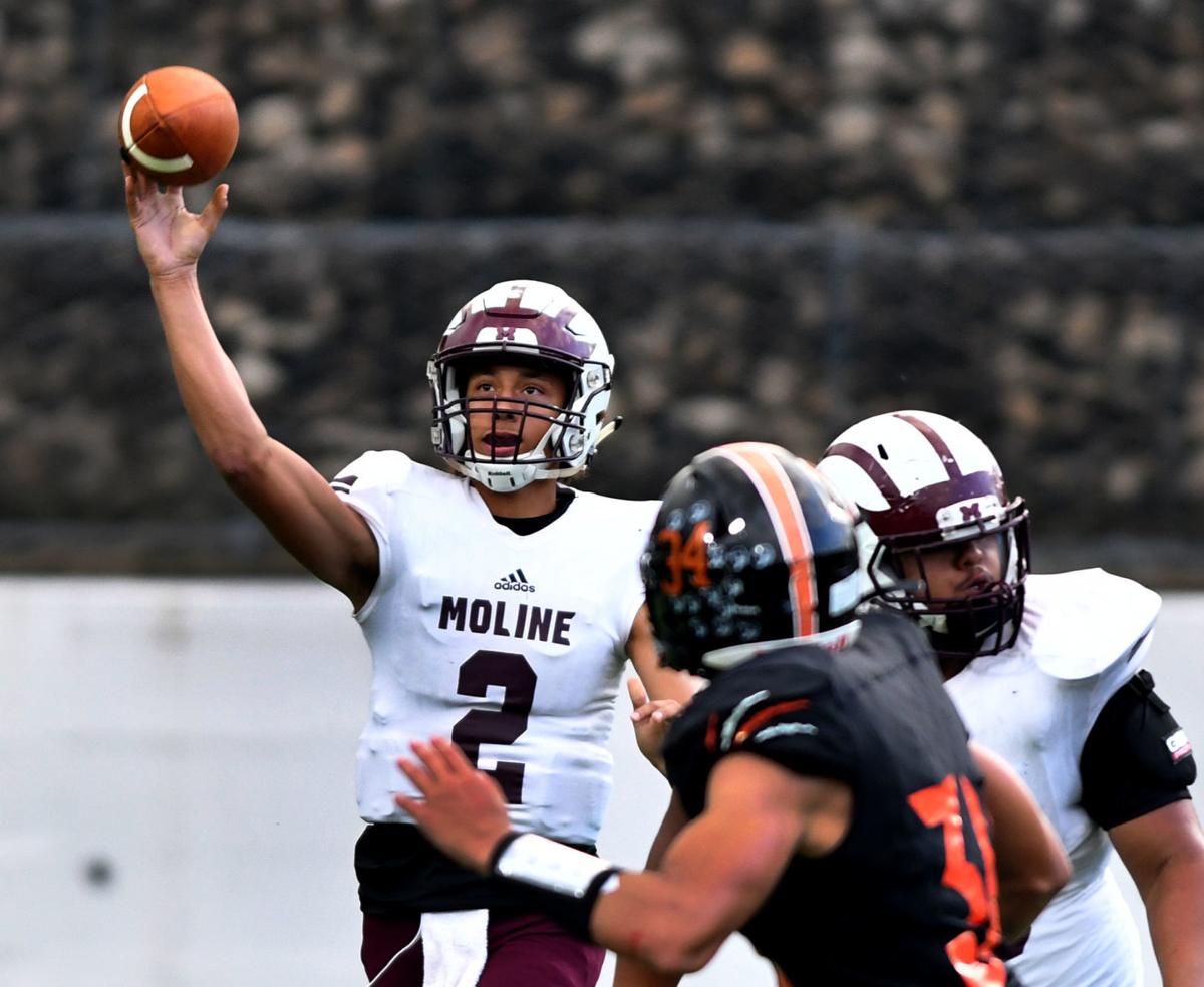 Moline strikes quickly in rout of UT