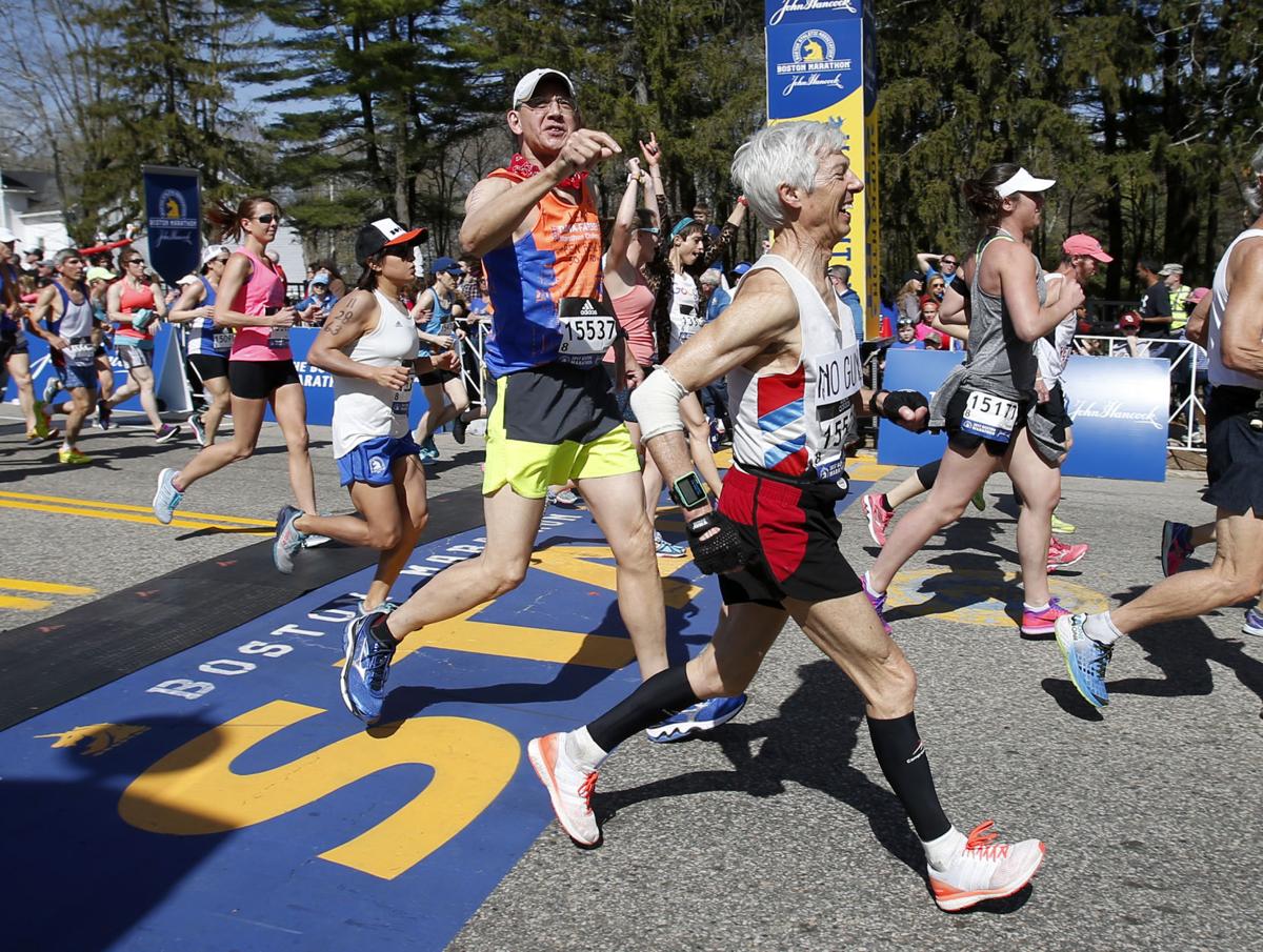 Photos Scenes from the 121st Boston Marathon National News