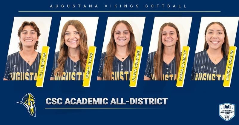 Five softball student-athletes earn CSC Academic All-District honors