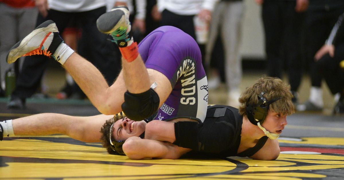 Photos: Third-place matches at the Iowa Class 3A Bettendorf District ...