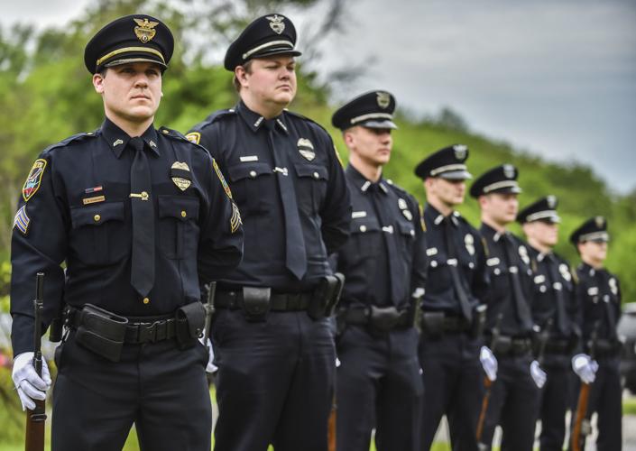 East Moline police honor a fallen comrade