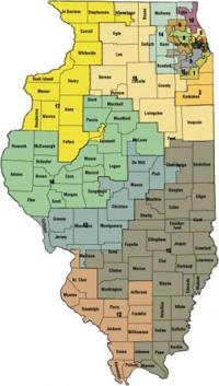 Illinois congressional maps old amp new qctimes com