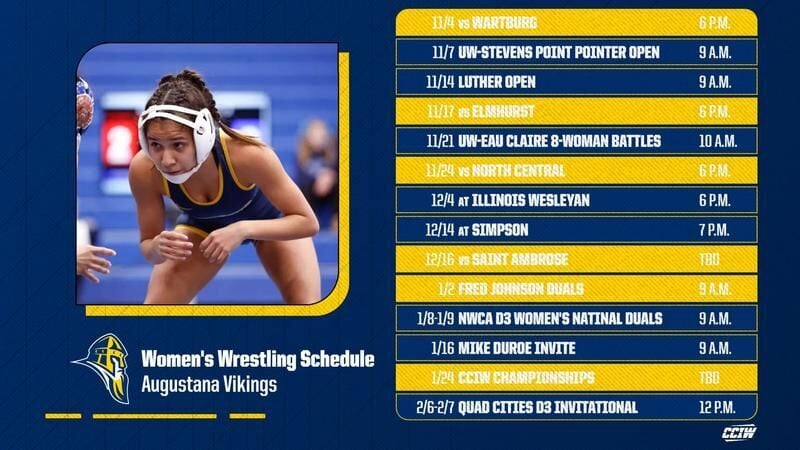 Women’s wrestling sets 2026-27 schedule