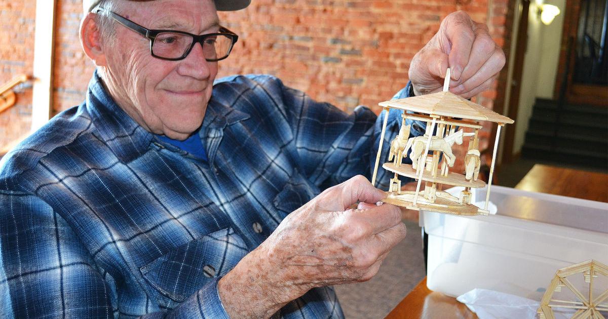 Matchstick man: Muscatine resident builds tiny models