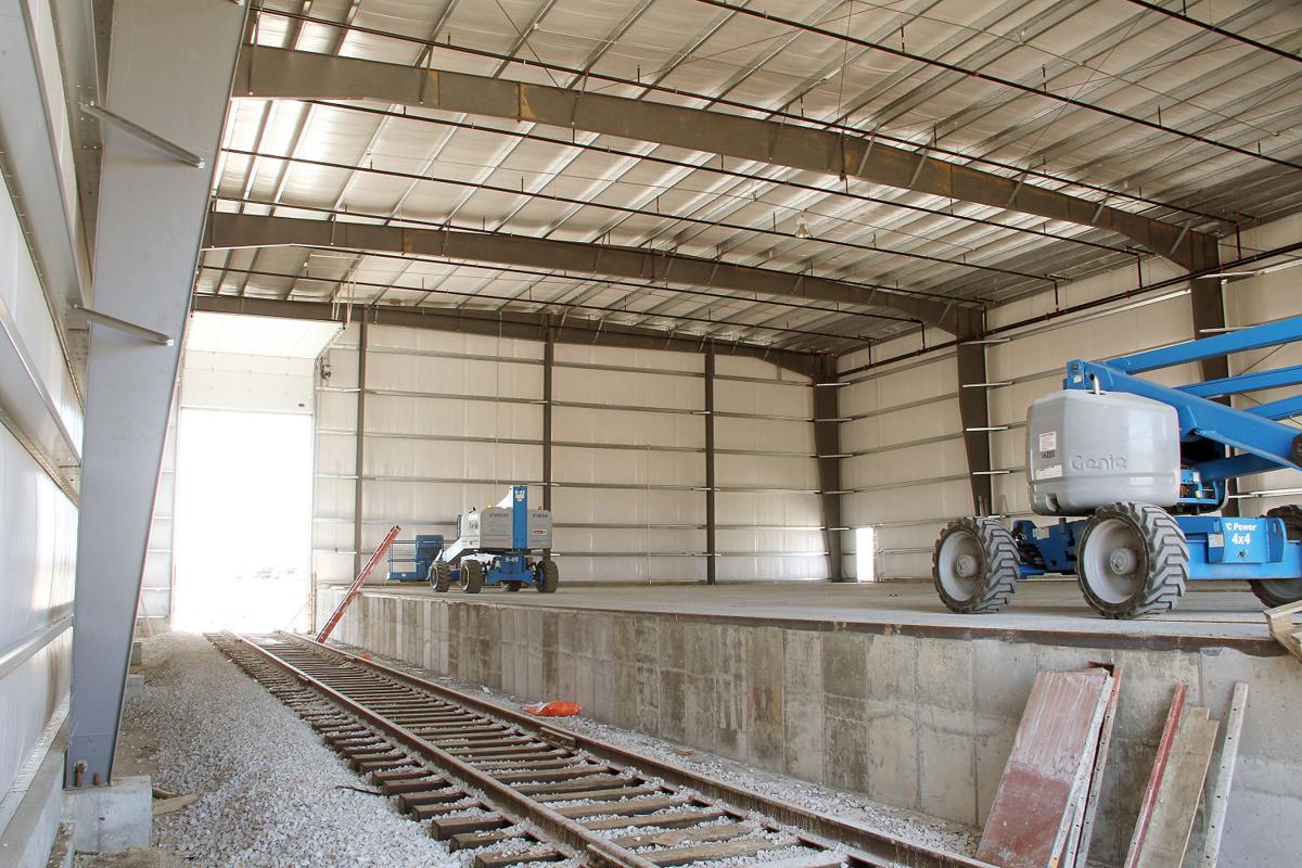 Davenport transload center weeks from completion Government and