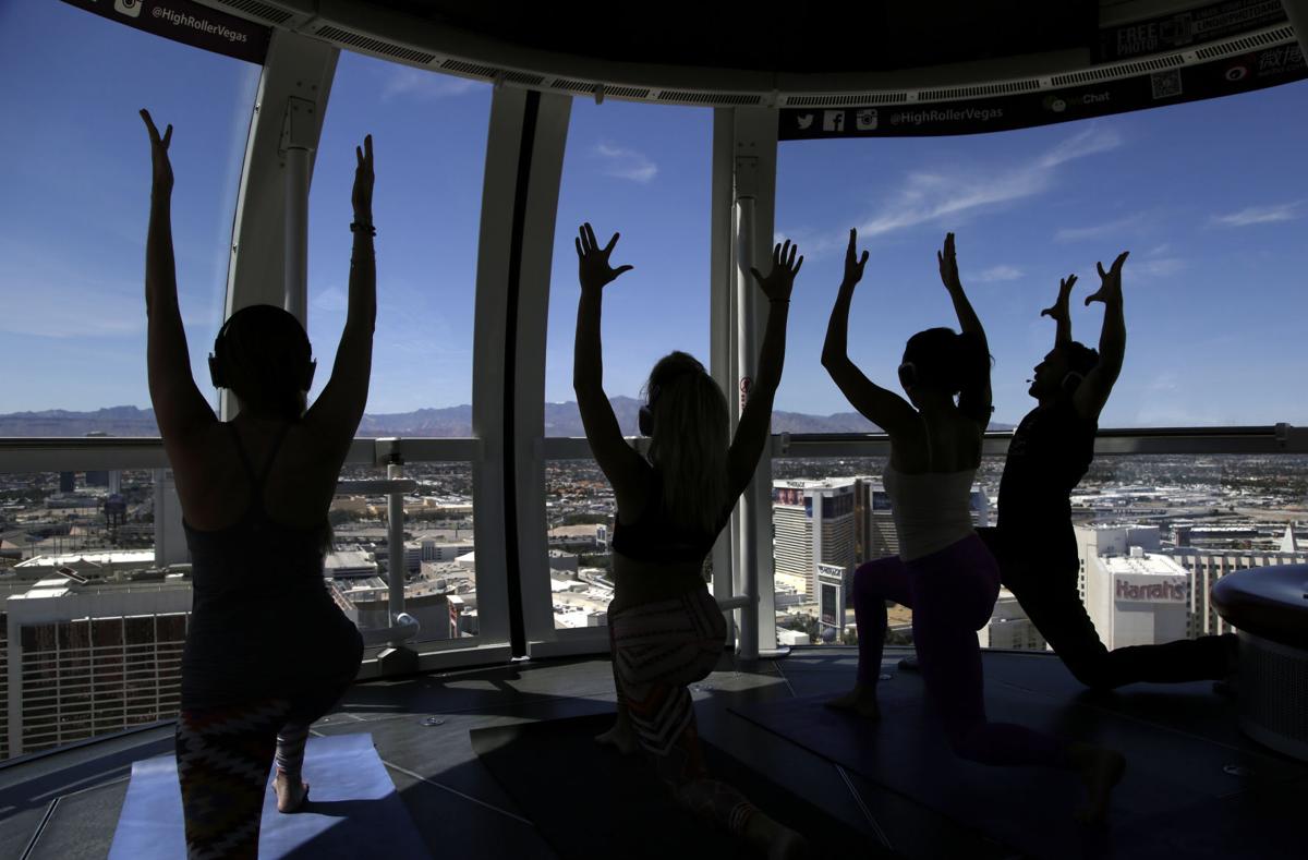 Downward Dog in Vegas