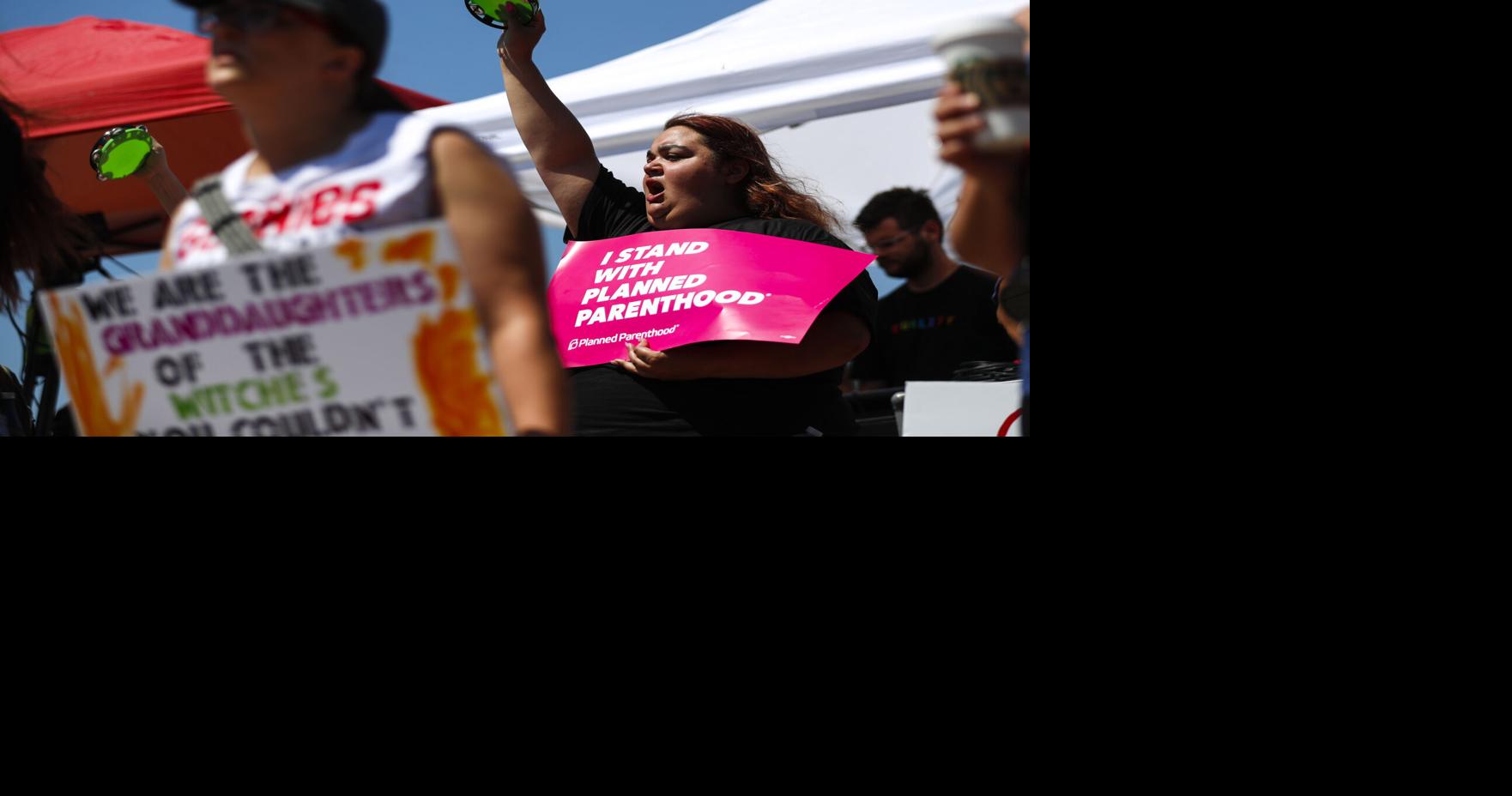 Hundreds gather at state Capitol to protest for abortion rights