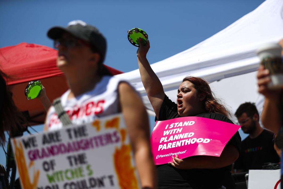 Hundreds gather at state Capitol to protest for abortion rights