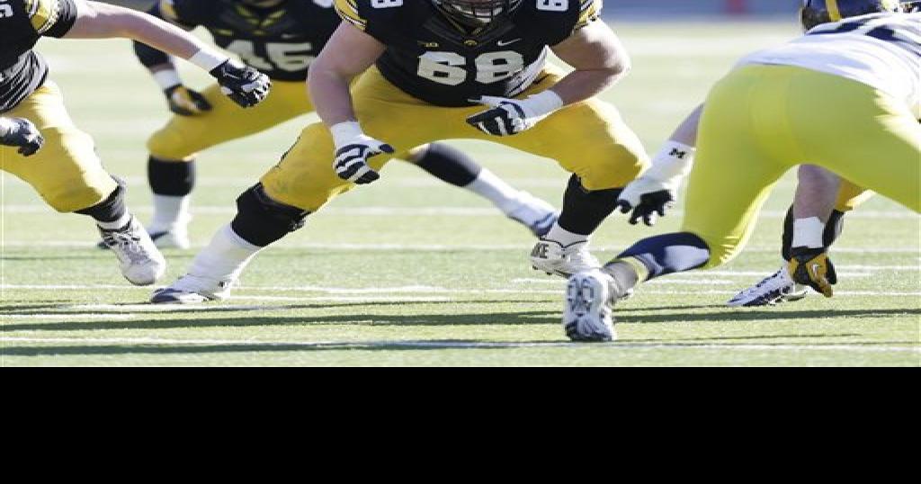 First impressions Hawkeye offensive line