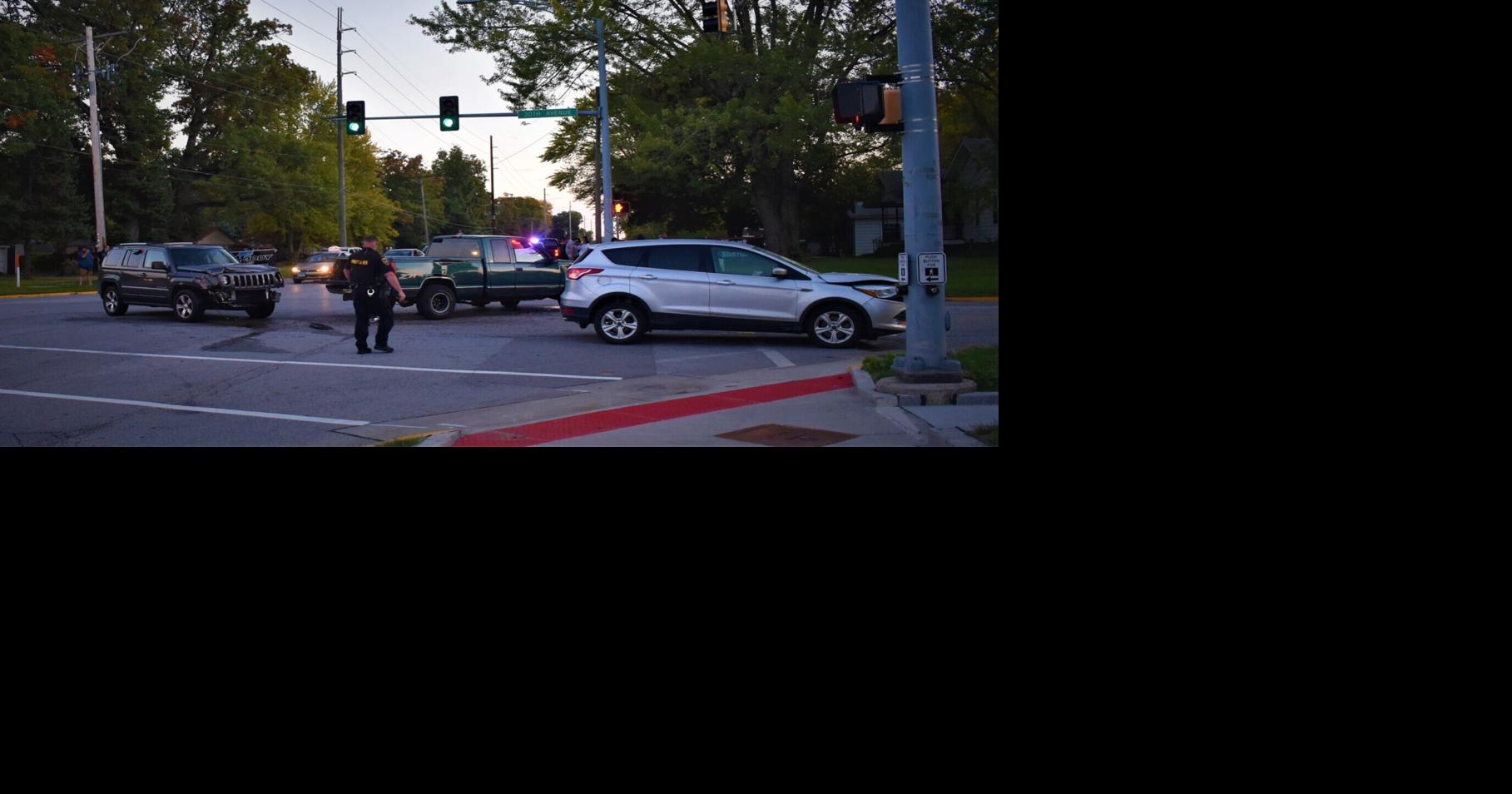 East Moline traffic halted following a threevehicle crash on Sunday