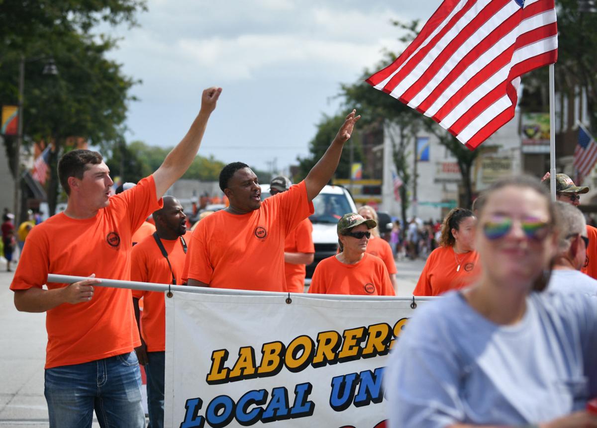 Parades in East Moline, Rock Island, salute the American worker