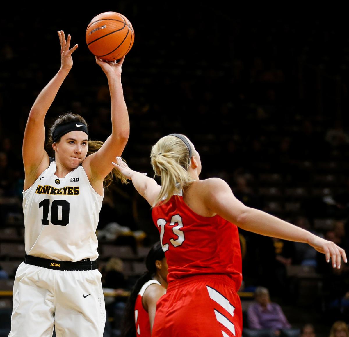 Gustafson Creates Double Double Trouble For Hawkeye Opponents