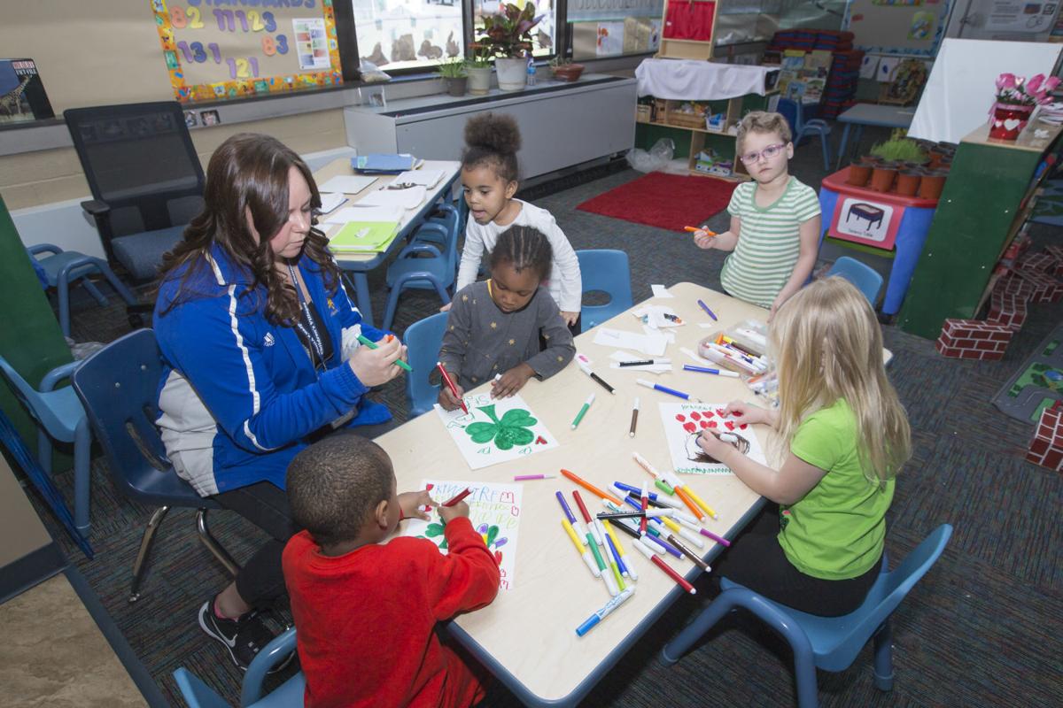 Youngsters go to preschool, kindergarten in same building Local