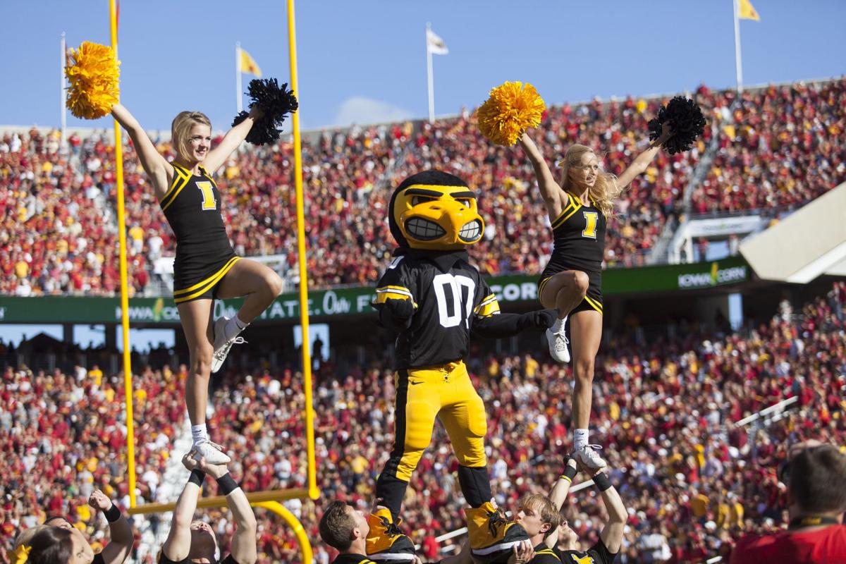 Photos IowaISU bands, fans, cheerleaders Iowa Hawkeyes Football
