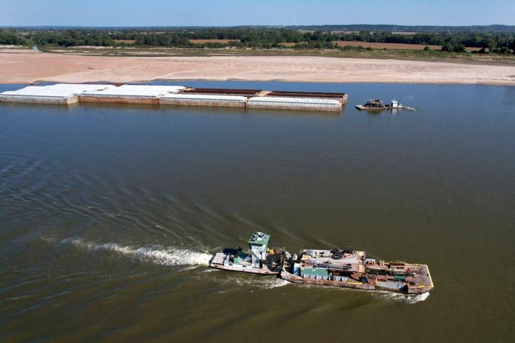 Crops ready, but low Mississippi River limits barges