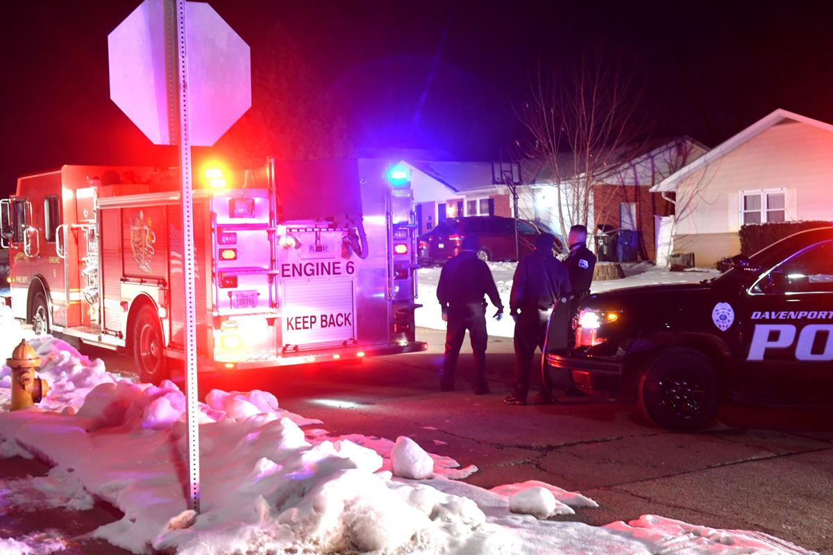 Hit-and-run report in Davenport