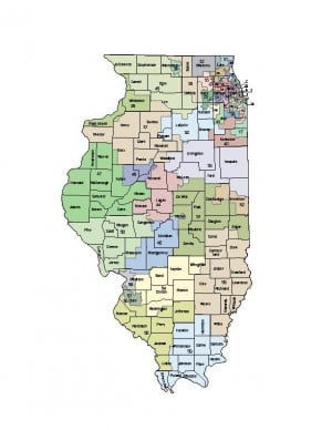 Pdf : Map: Proposed Illinois Senate districts