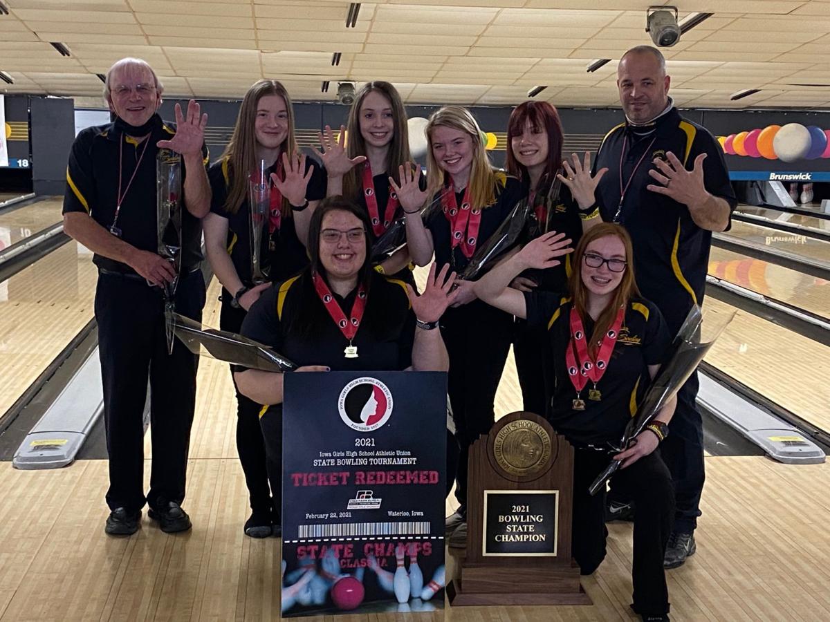 lm girls bowling 5th state title
