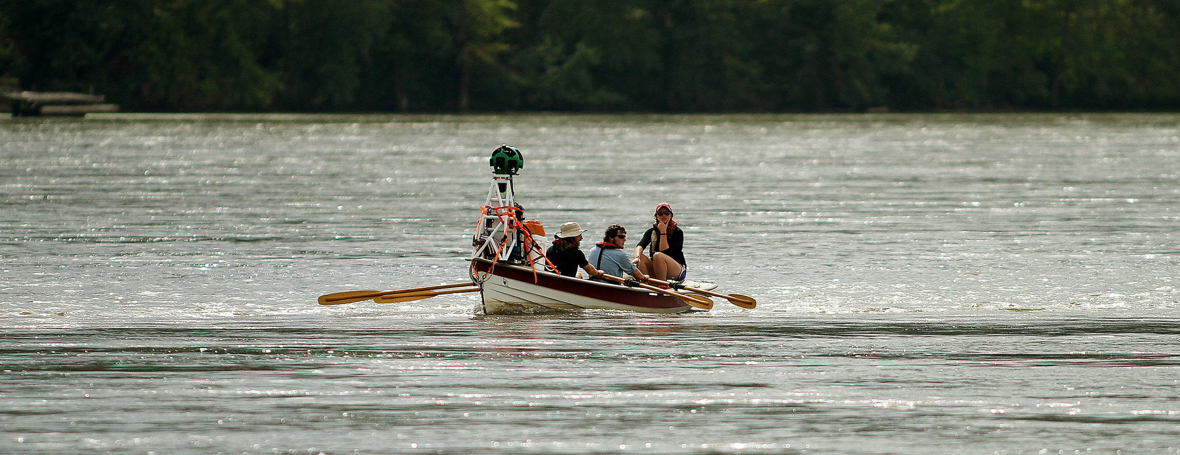 Fifth graders hear How to row down the Mississippi