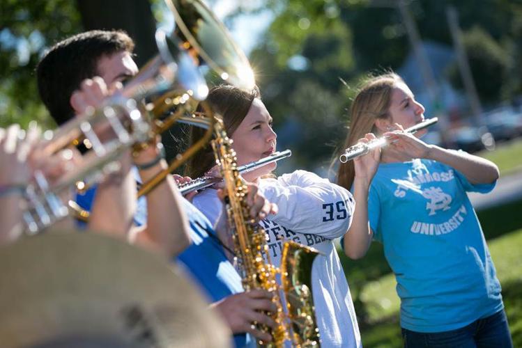 St. Ambrose drums up new marching band