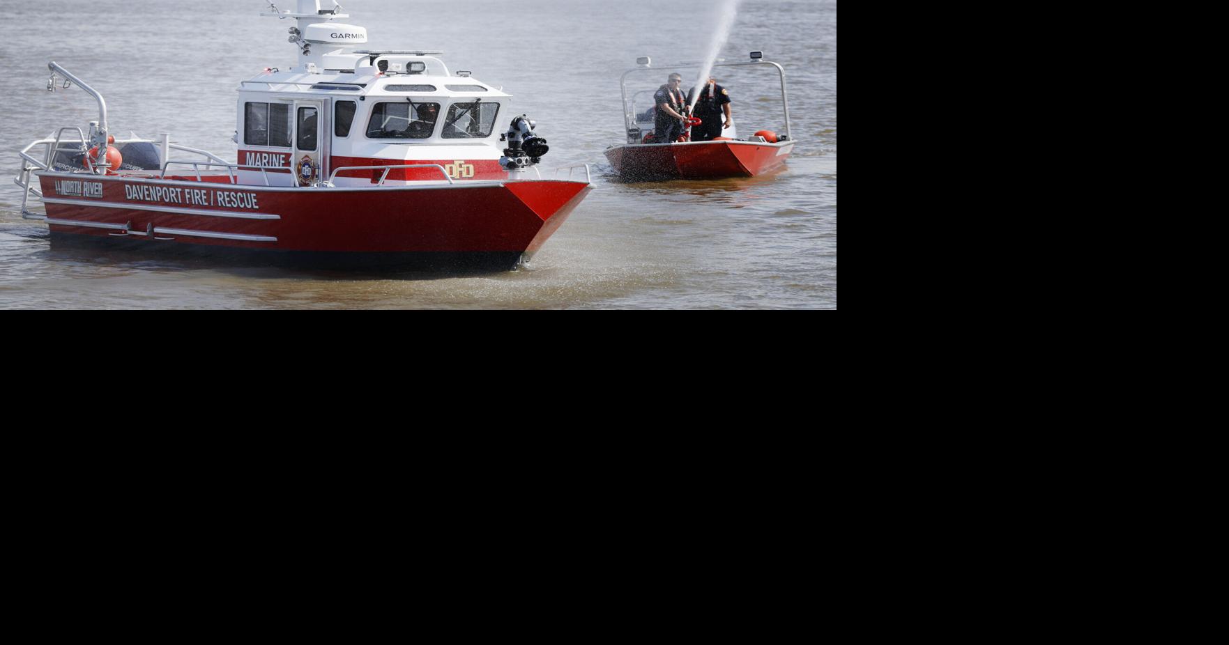 Davenport launches “Big Red” fireboat into service