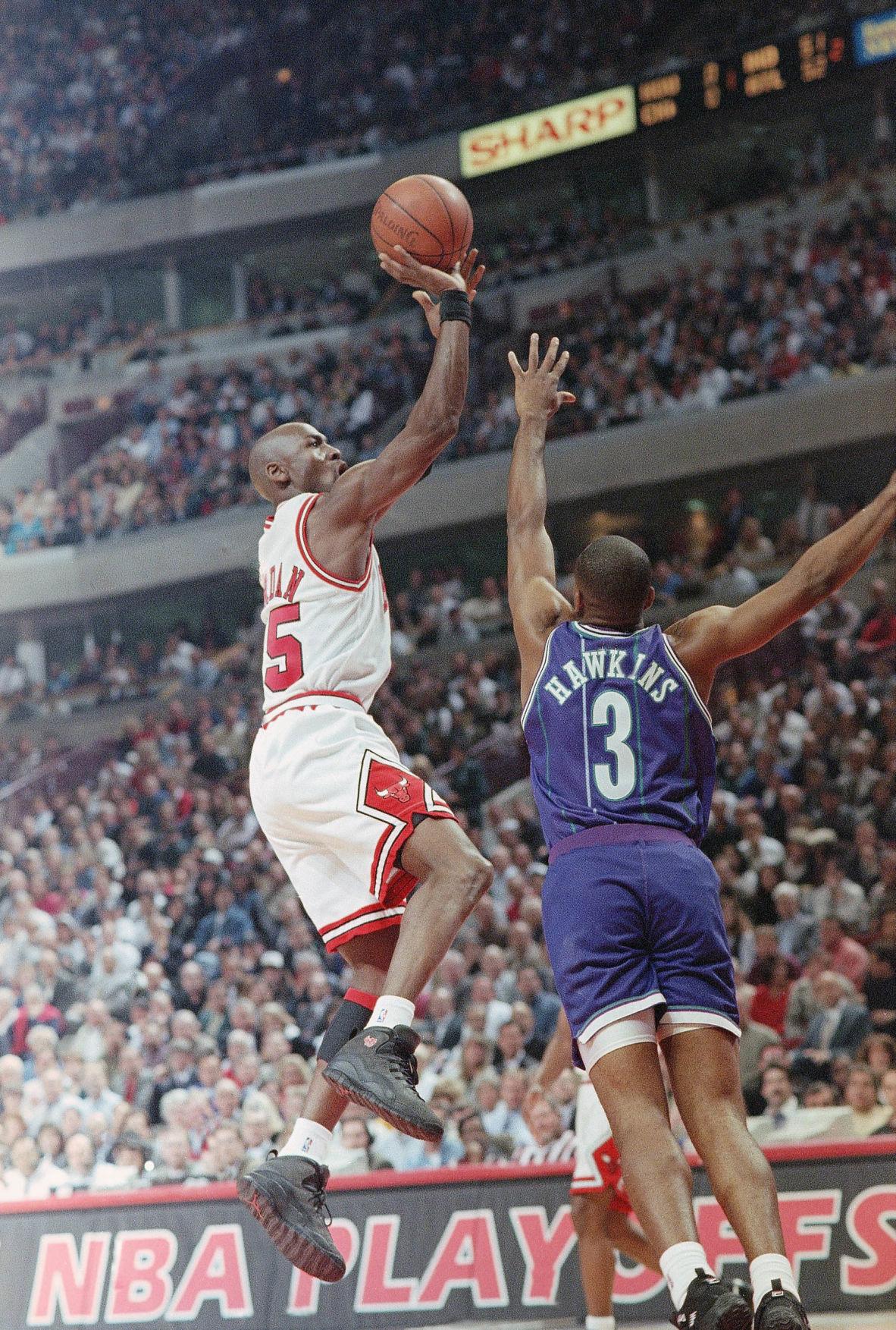 Today in sports history Jordan scores 48 in first playoff game after