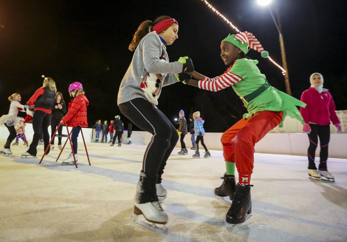 Photos Ice Skating at Frozen Landing in Bettendorf News Local and National