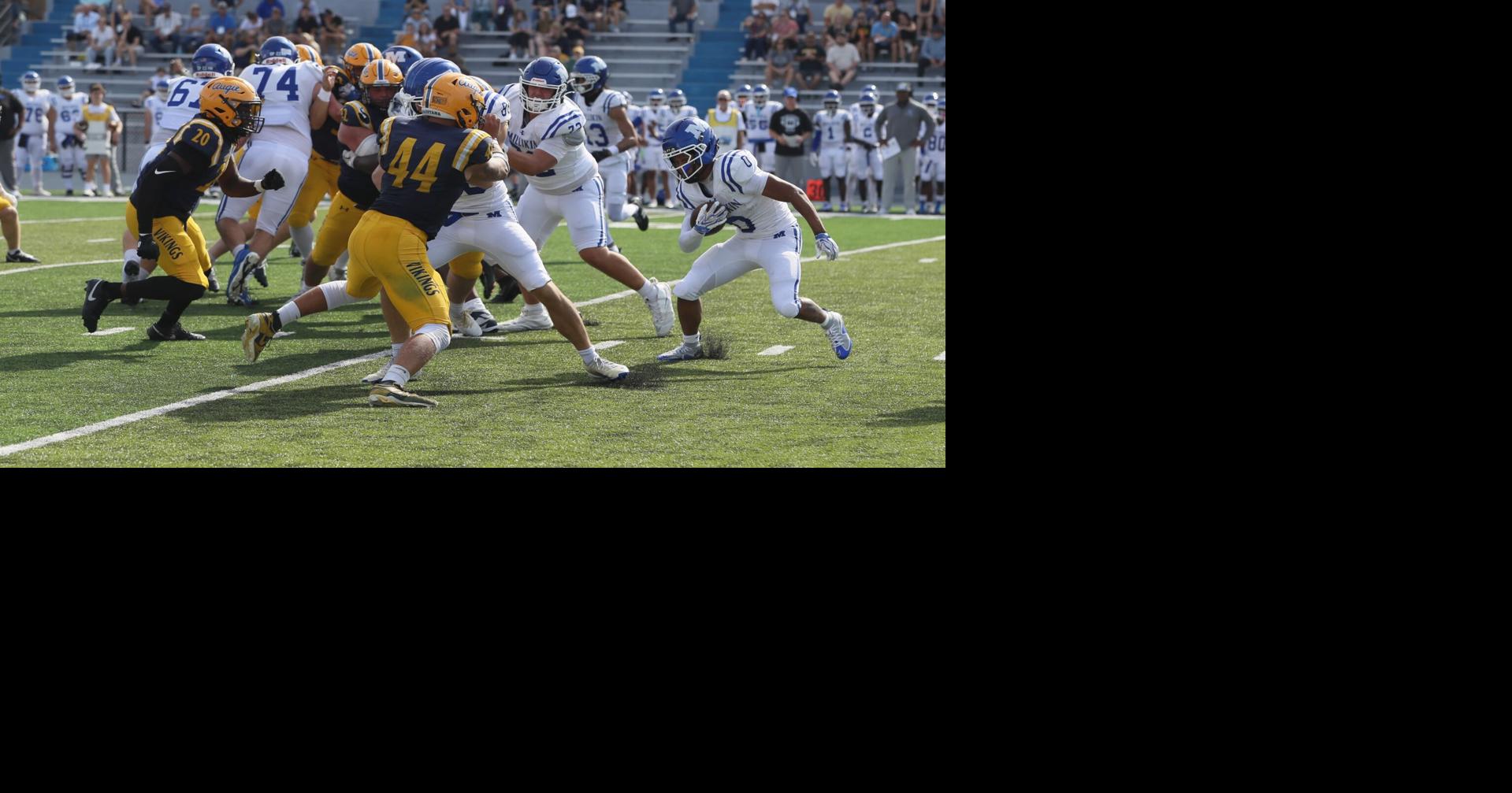 Photos: 16 images of Augustana College's 49-41 victory over the Millikin Big Blue