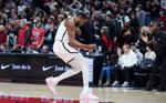 APTOPIX Nets Trail Blazers Basketball