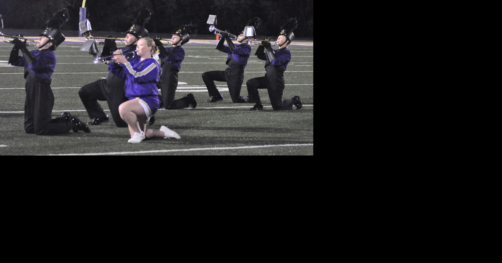 Photos and two videos: Mighty Muskie Marching Band performs before game ...