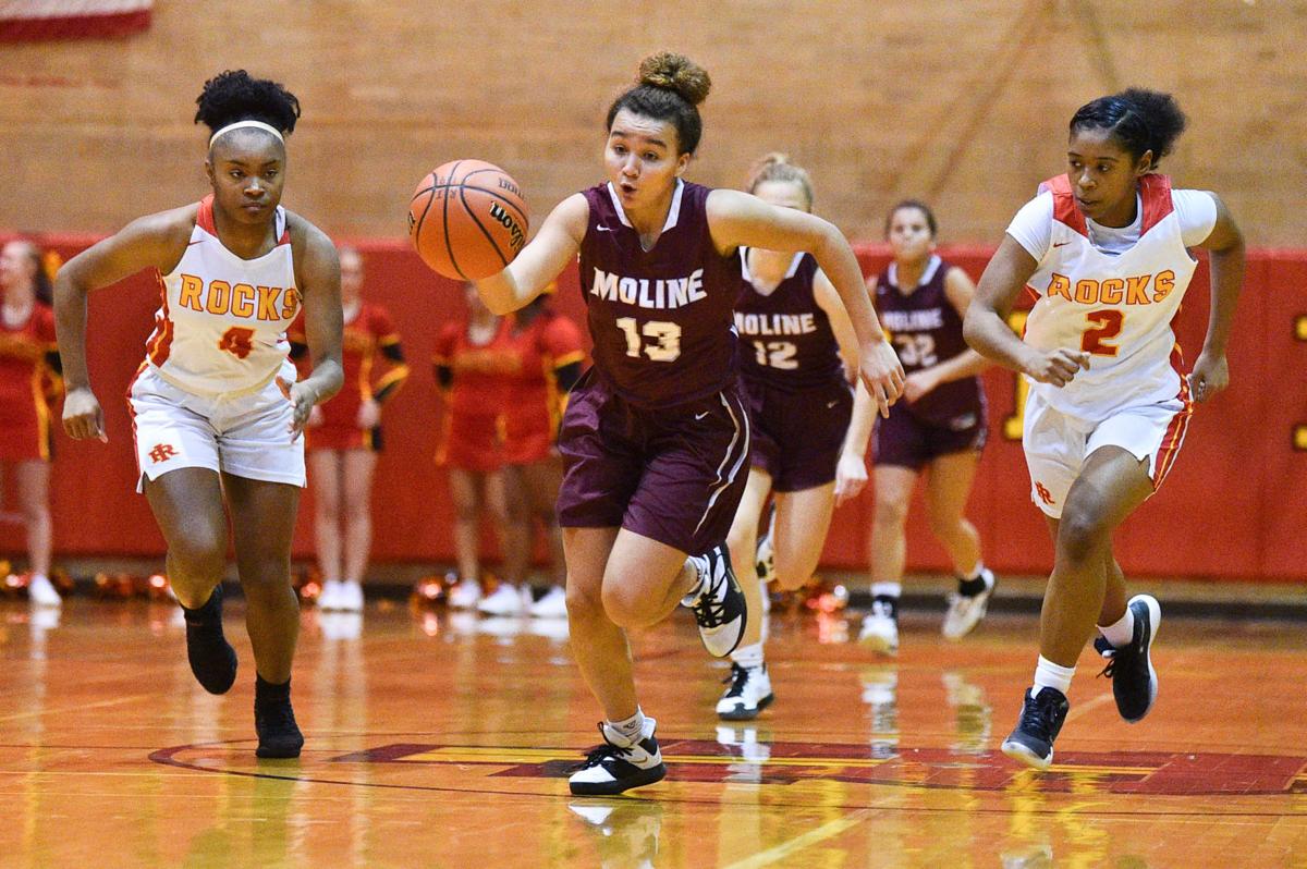 Moline Starts Second Half Without Key Starter High School Girls