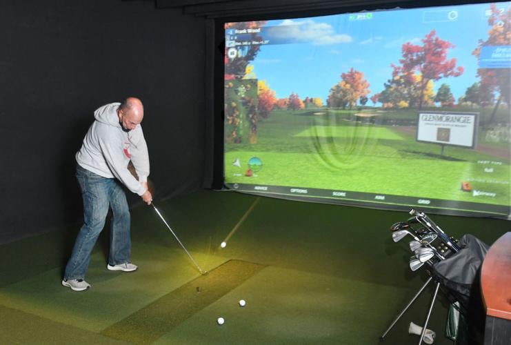 Again and again… at @supergolf_putterbar #golfsimulator #golf