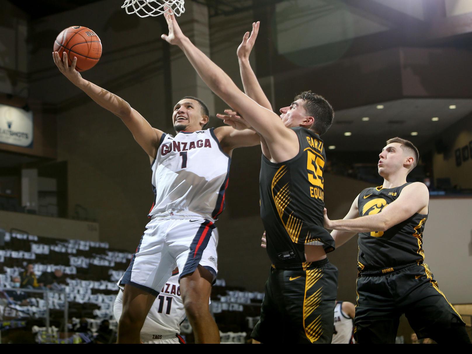 Hawkeyes Get An Education In Loss To Gonzaga College Sports Qctimes Com