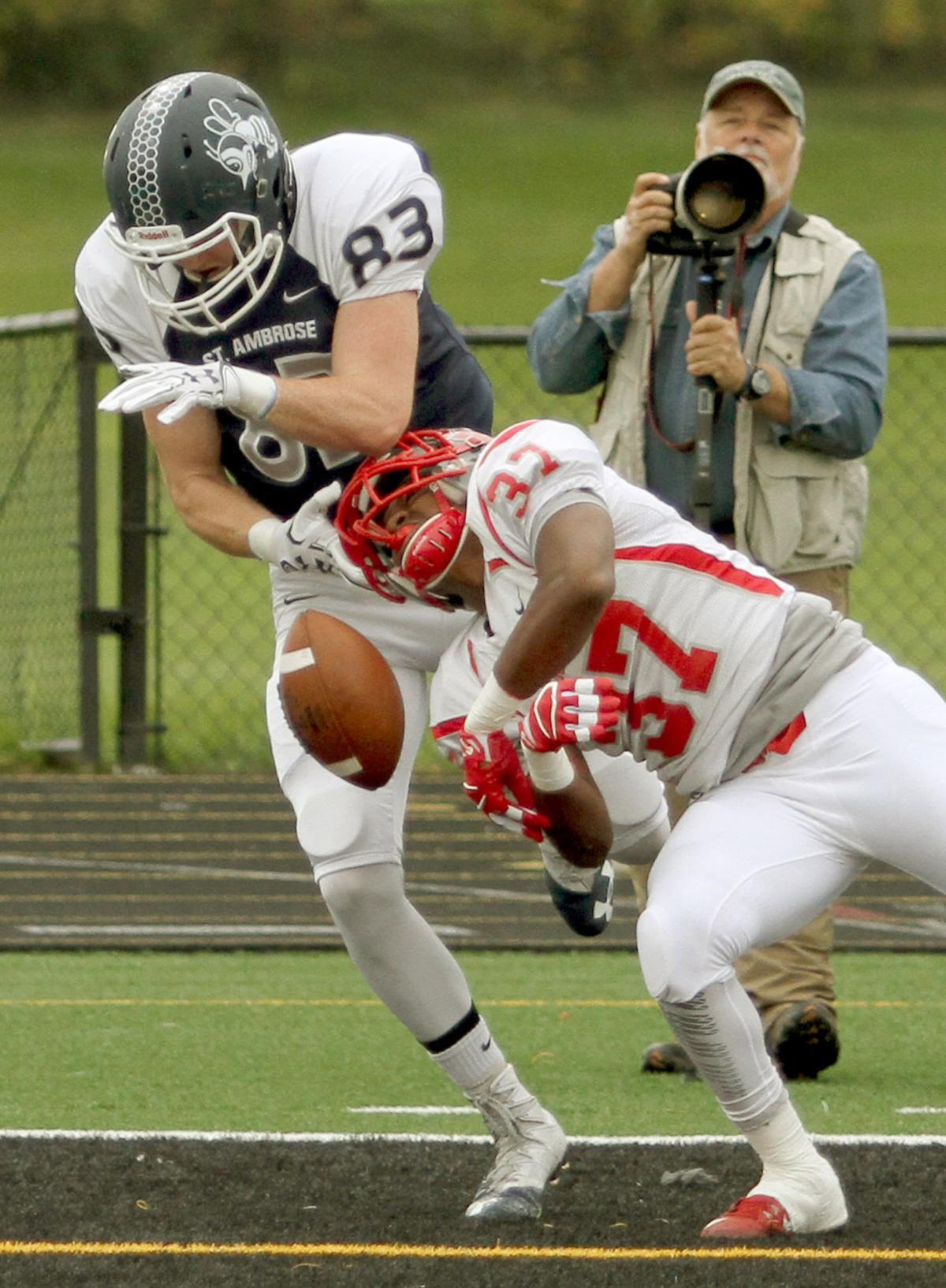 Photos St. Ambrose vs Saint Xavier Football St. Ambrose Sports