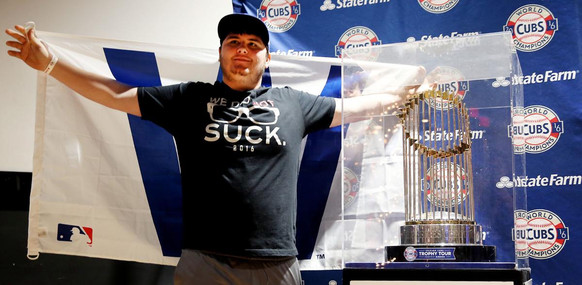 Photos: Cubs World Series Trophy comes to the Q-C