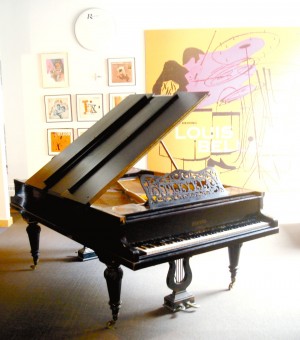 Double deals grand piano