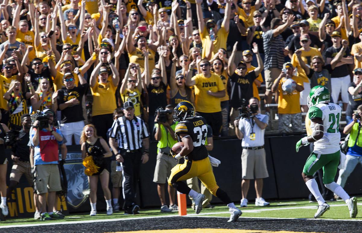 Canzeri Leads Workmanlike Hawkeye Effort Vs North Texas Iowa Hawkeyes Football Qctimes Com