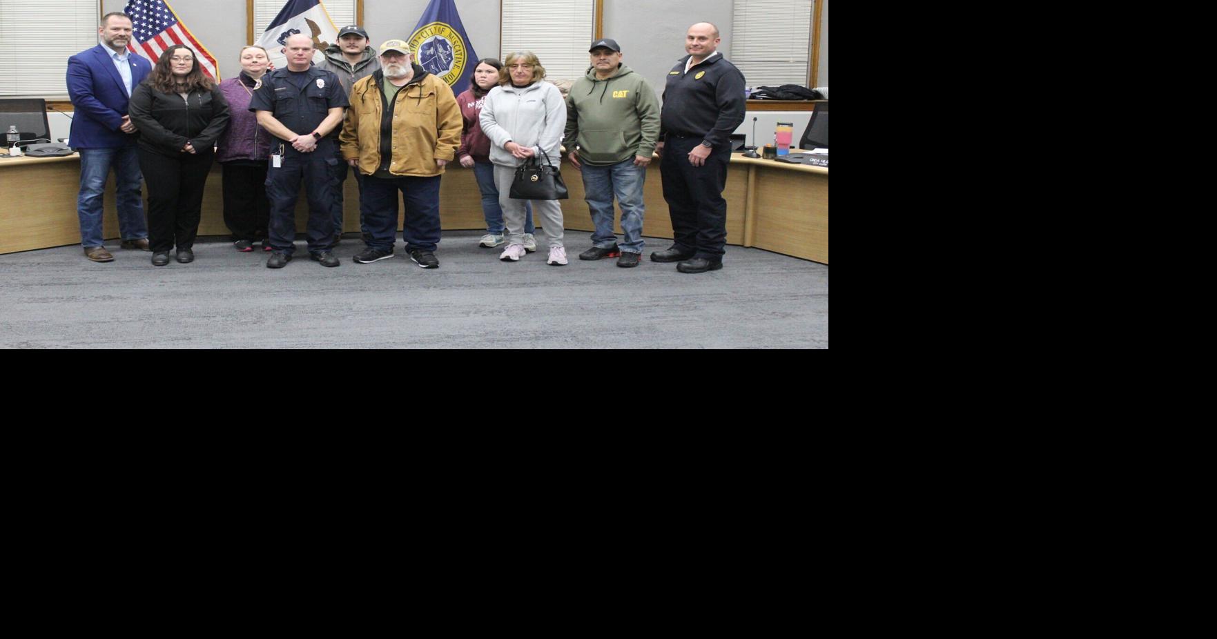Council honors firefighter who helped save man
