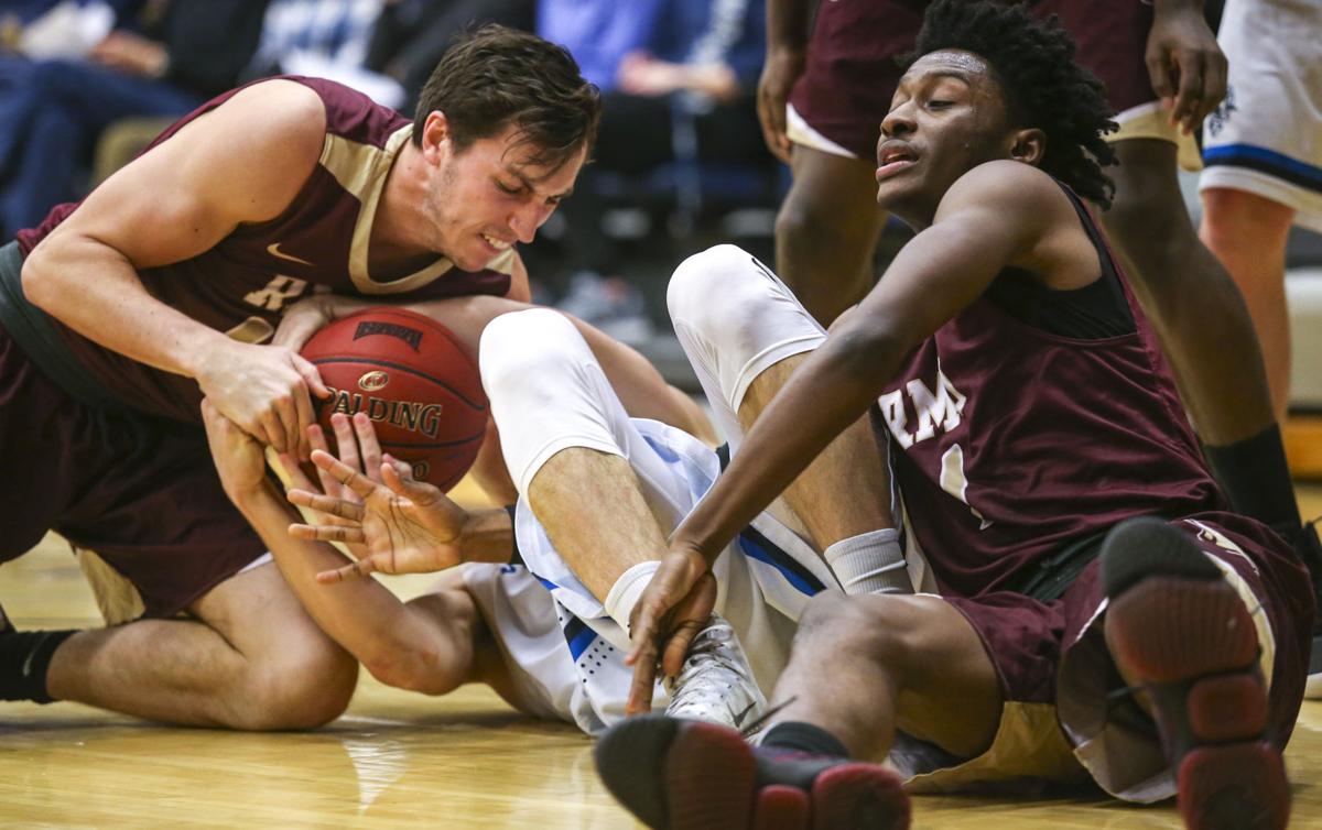 Photos Robert Morris men's basketball at St. Ambrose College