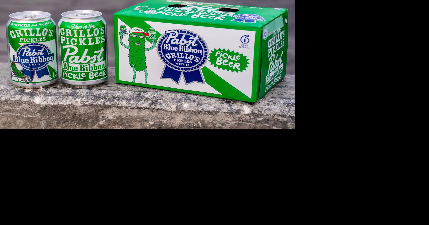 Pickle beer available from PBR, Grillo's partnership