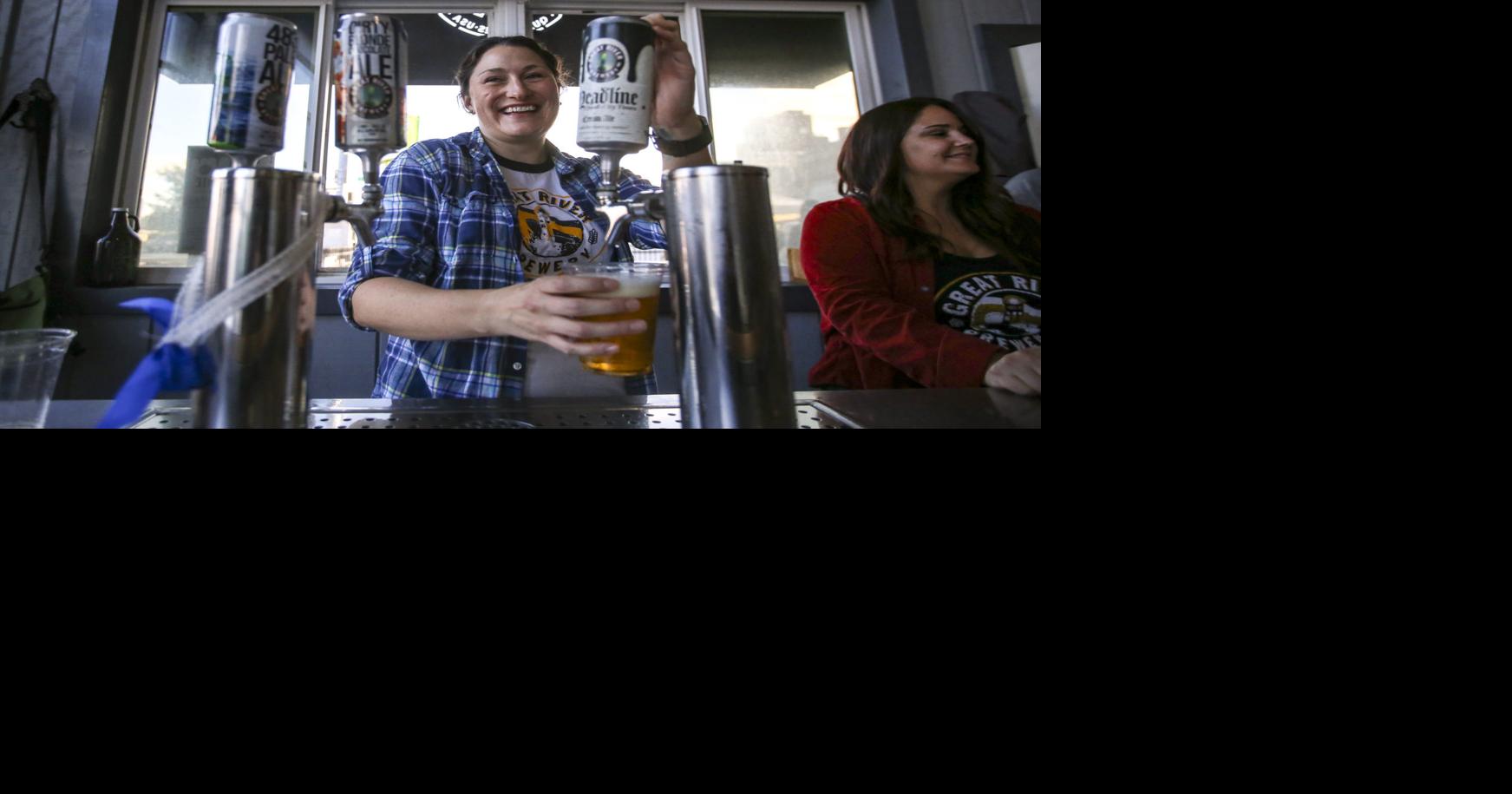 Photos: Deadline Cream Ale tapping party at Great River Brewery