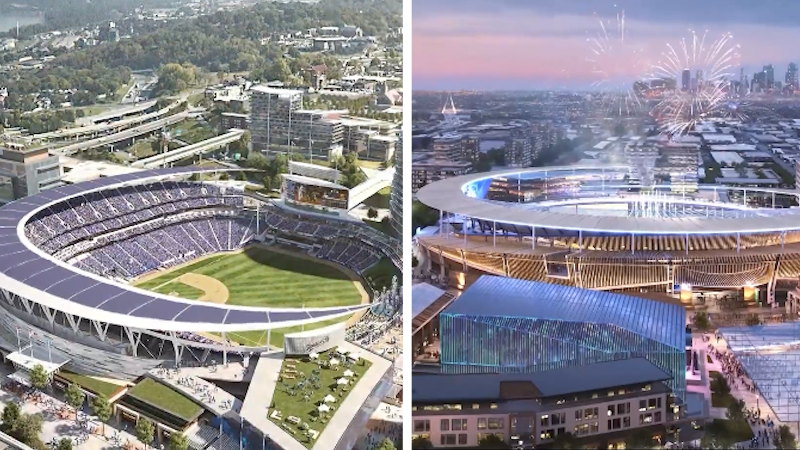 Royals unveil two potential ballpark sites, release new renderings -  Ballpark Digest