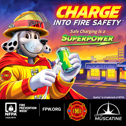 Fire Safety Week - Charge into fire safety