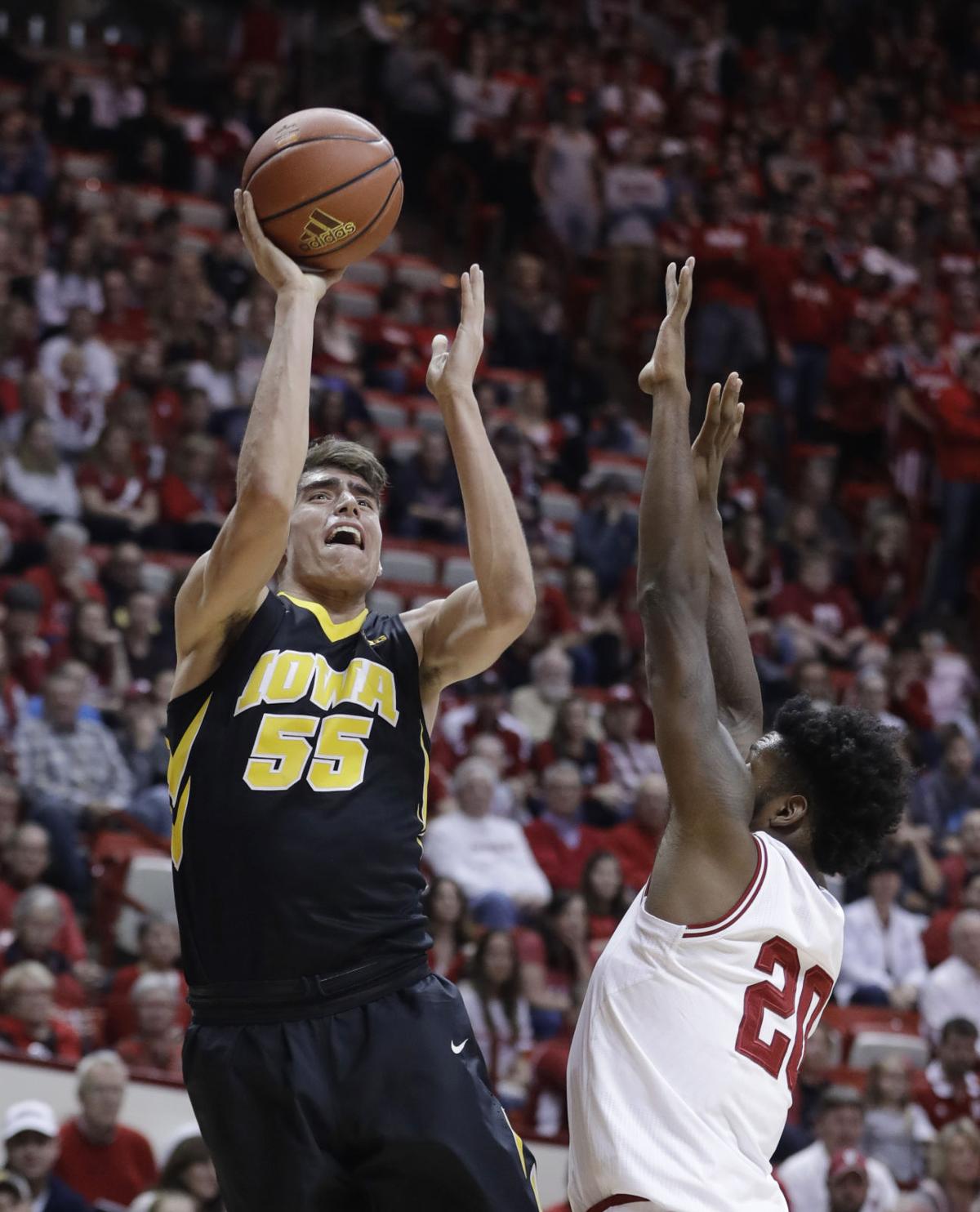 Up and down Hawkeyes handed another loss at Indiana | Iowa Hawkeyes Basketball | qctimes.com